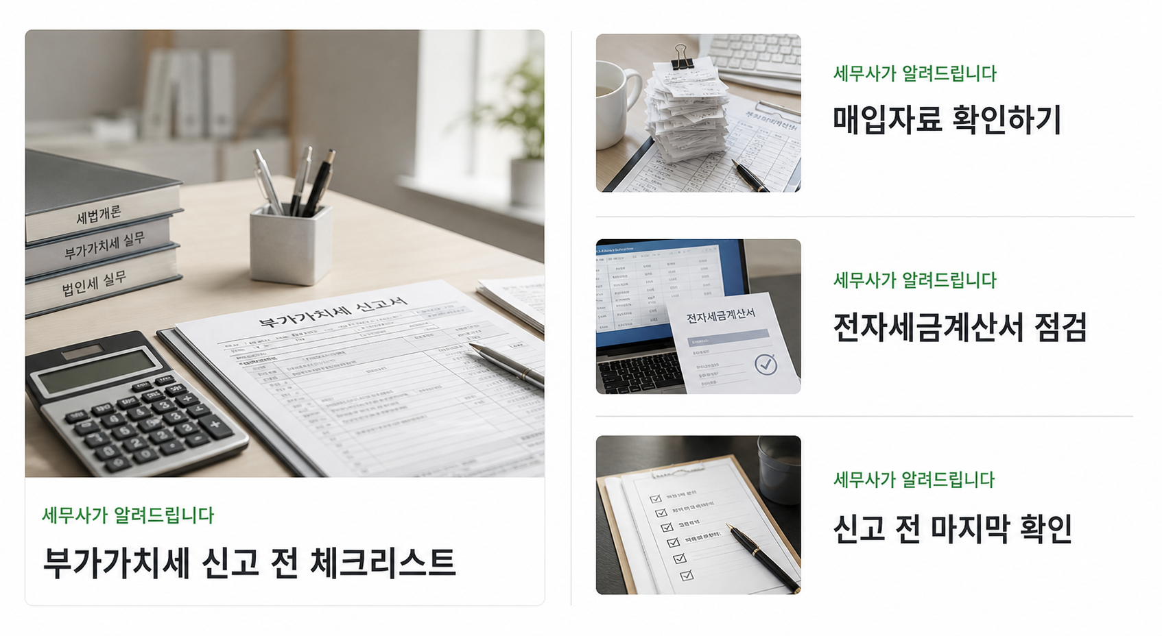 세무사 블로그 글 작성 예시